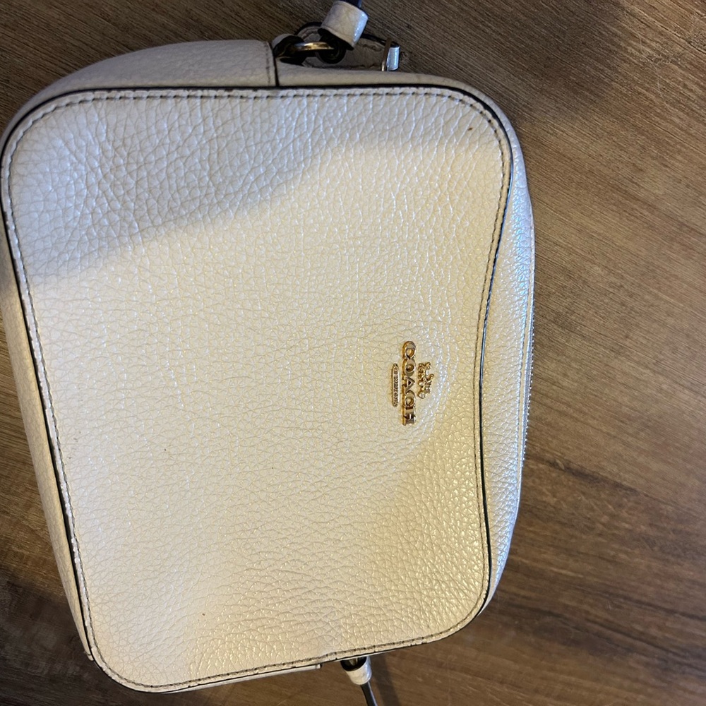 Coach Ivory Leather Crossbody Bag
